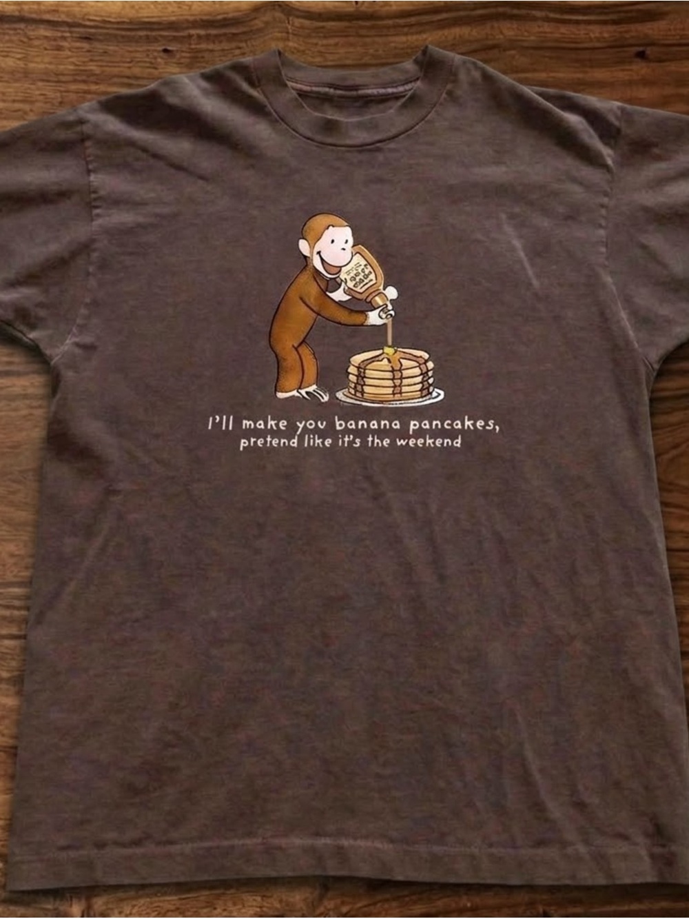 Curious George Banana Pancakes Graphic Tee